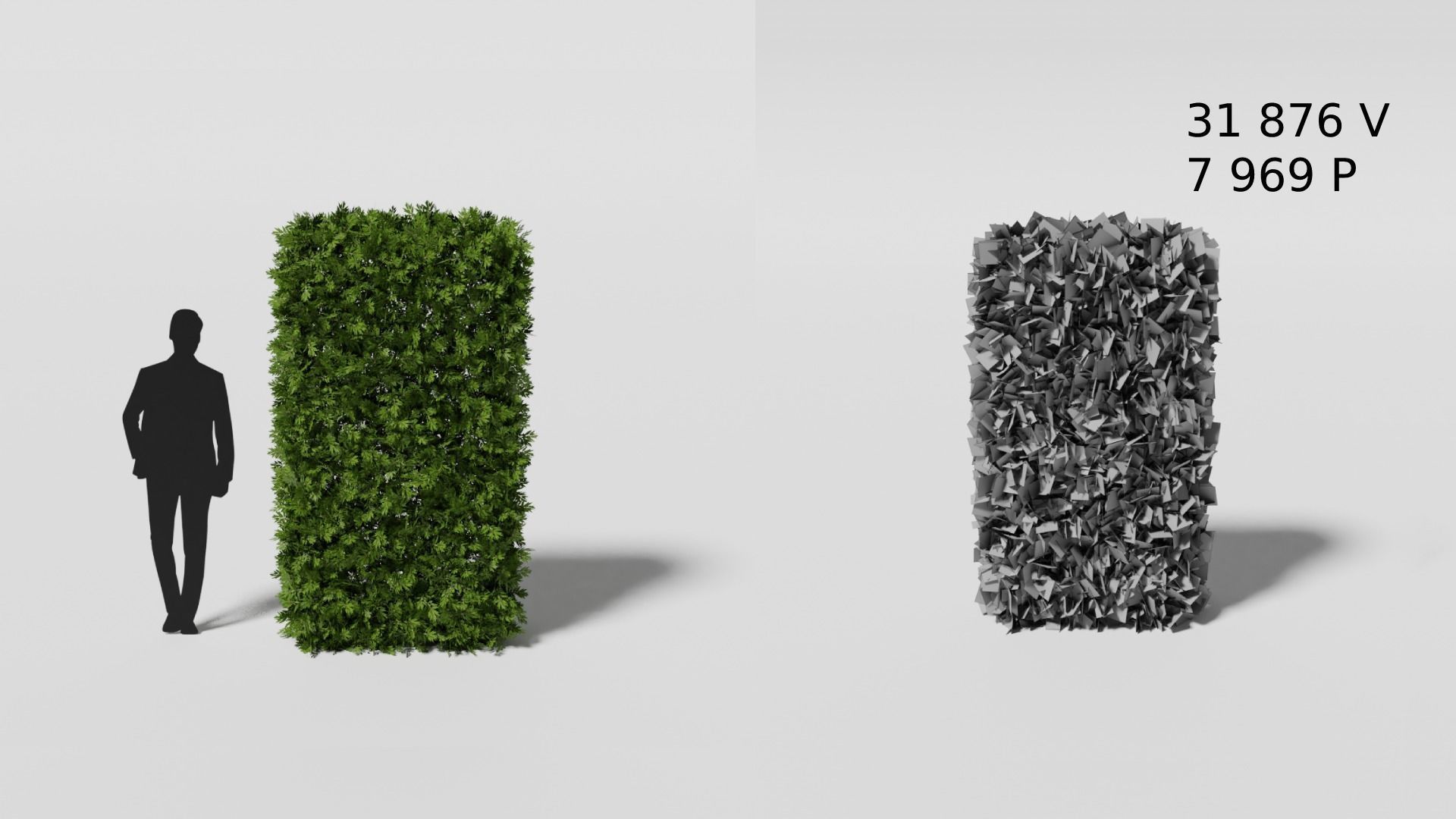 Garden boxwood set v4 Low-poly 3D model_18