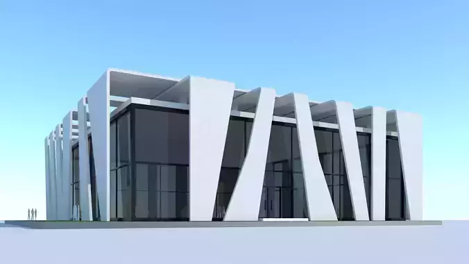 Exhibition interior and exterior