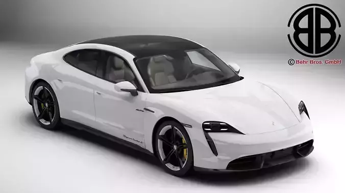 Porsche Taycan Turbo S 2020 3D model