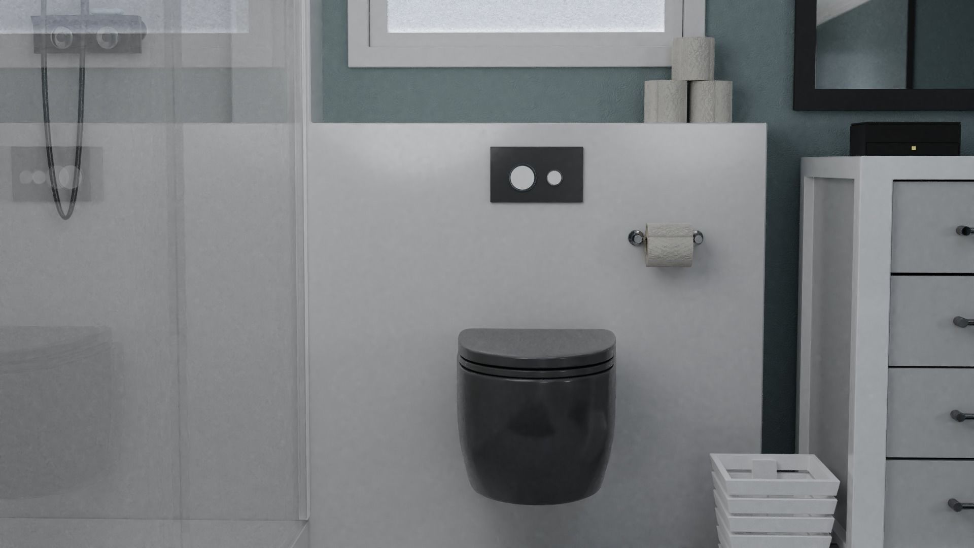 Modern Bathroom 3D model_4