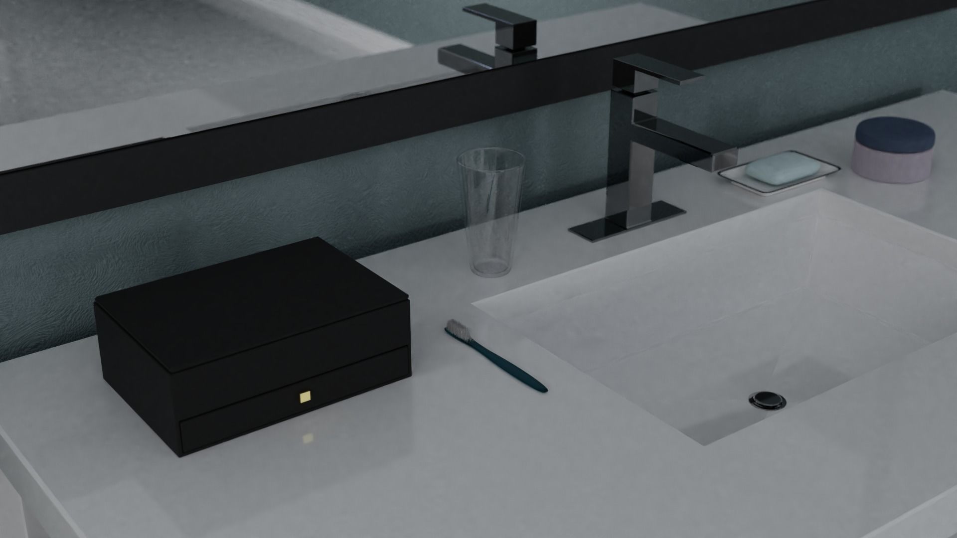 Modern Bathroom 3D model_3