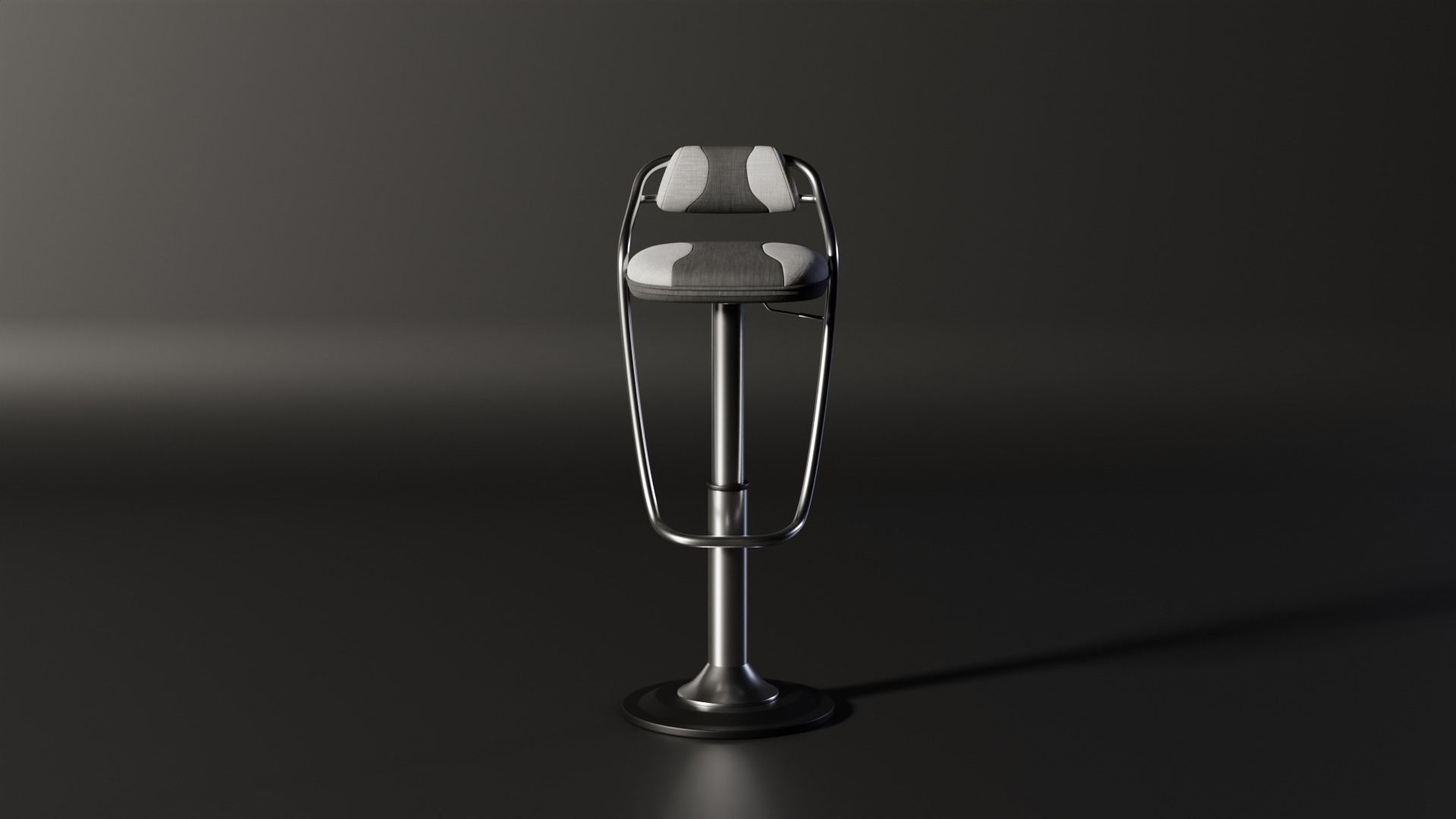 Sci Fi Stool 1 3D model_3