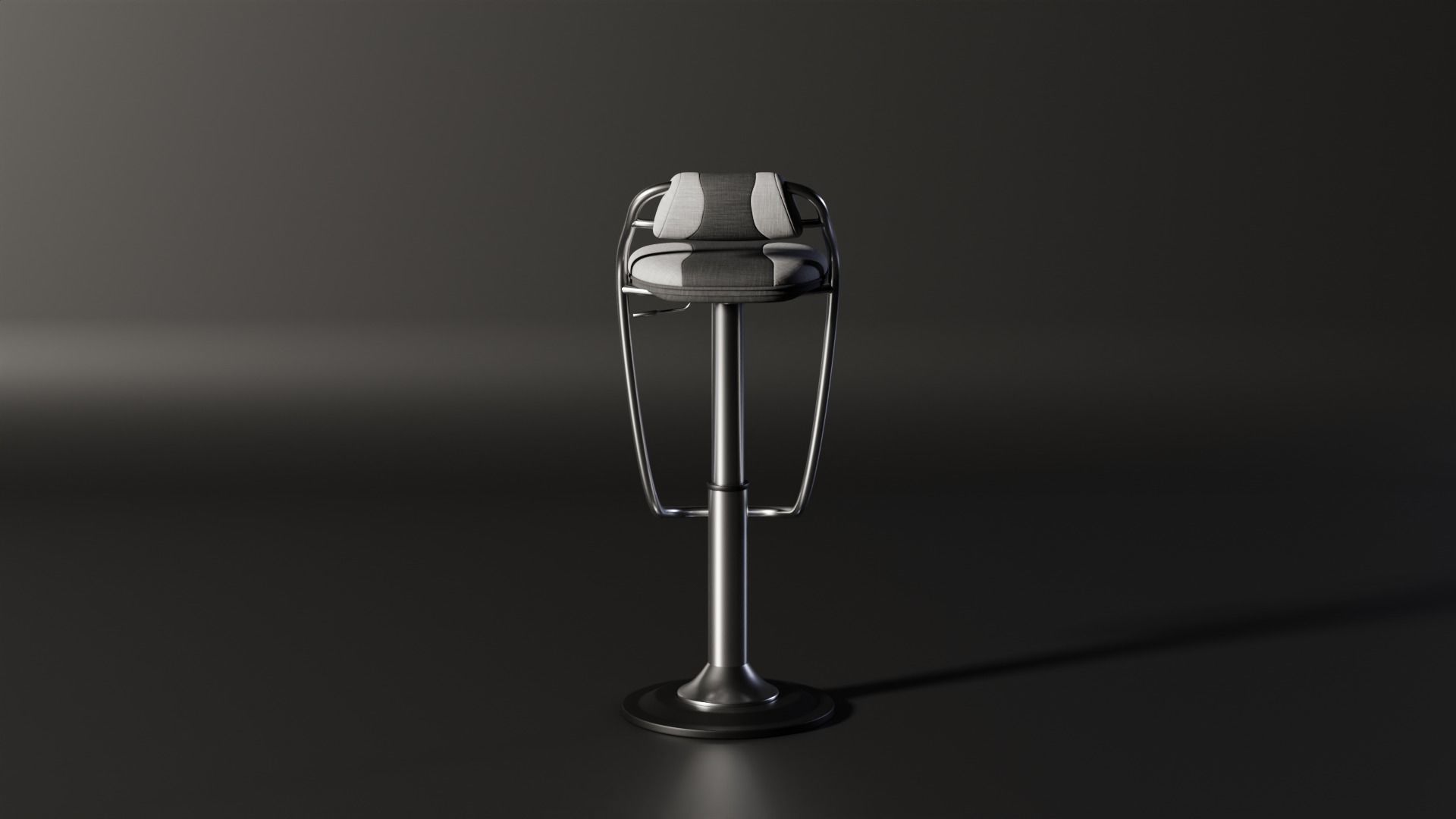 Sci Fi Stool 1 3D model_5