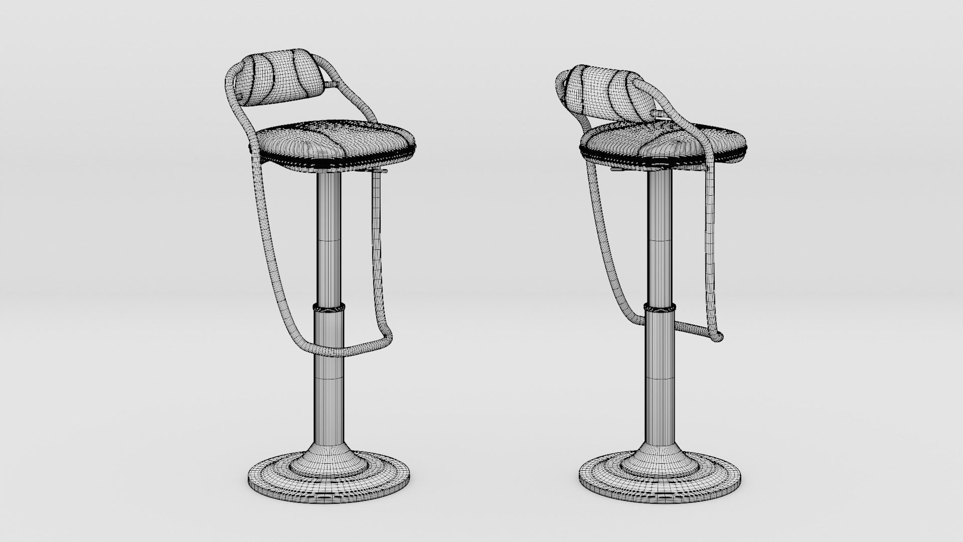Sci Fi Stool 1 3D model_6