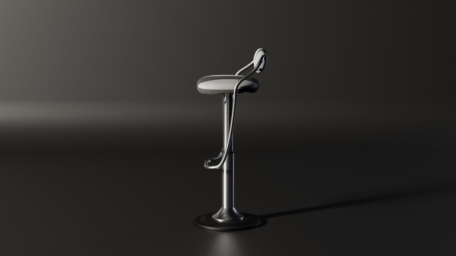 Sci Fi Stool 1 3D model_4