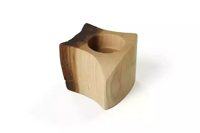 POLYPASTA - Wooden candleholder 02
