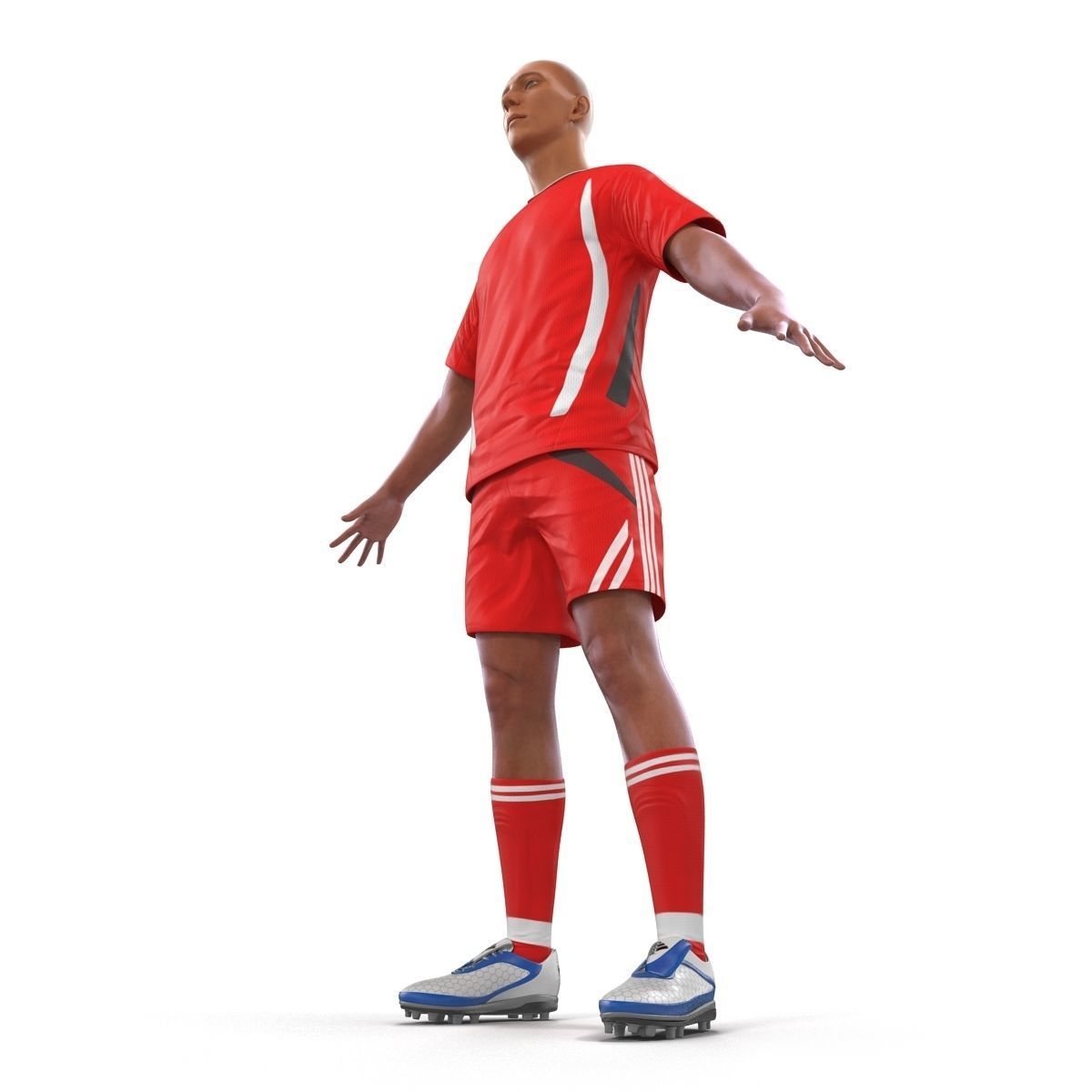 Soccer Player Generic  3D model_13