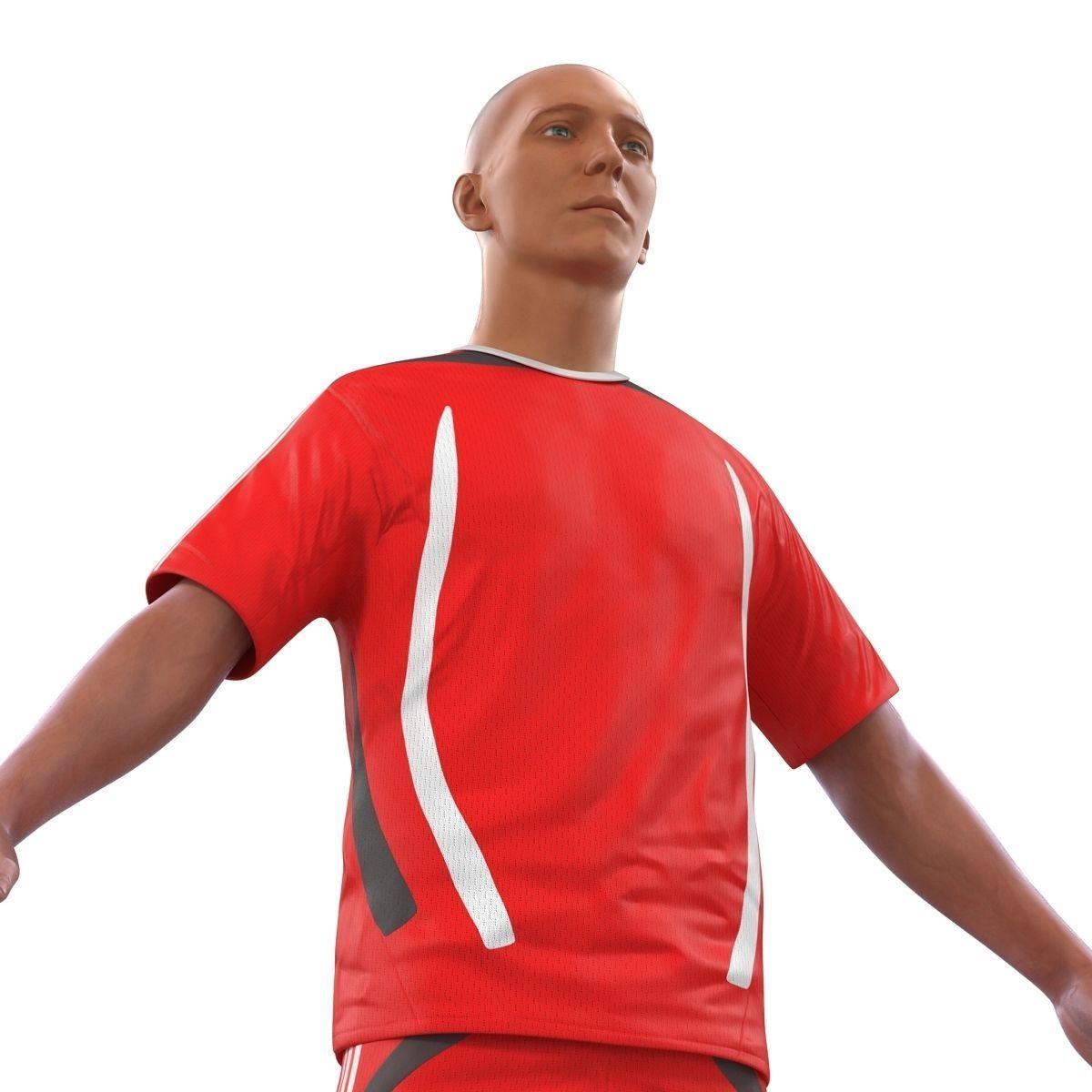 Soccer Player Generic  3D model_17