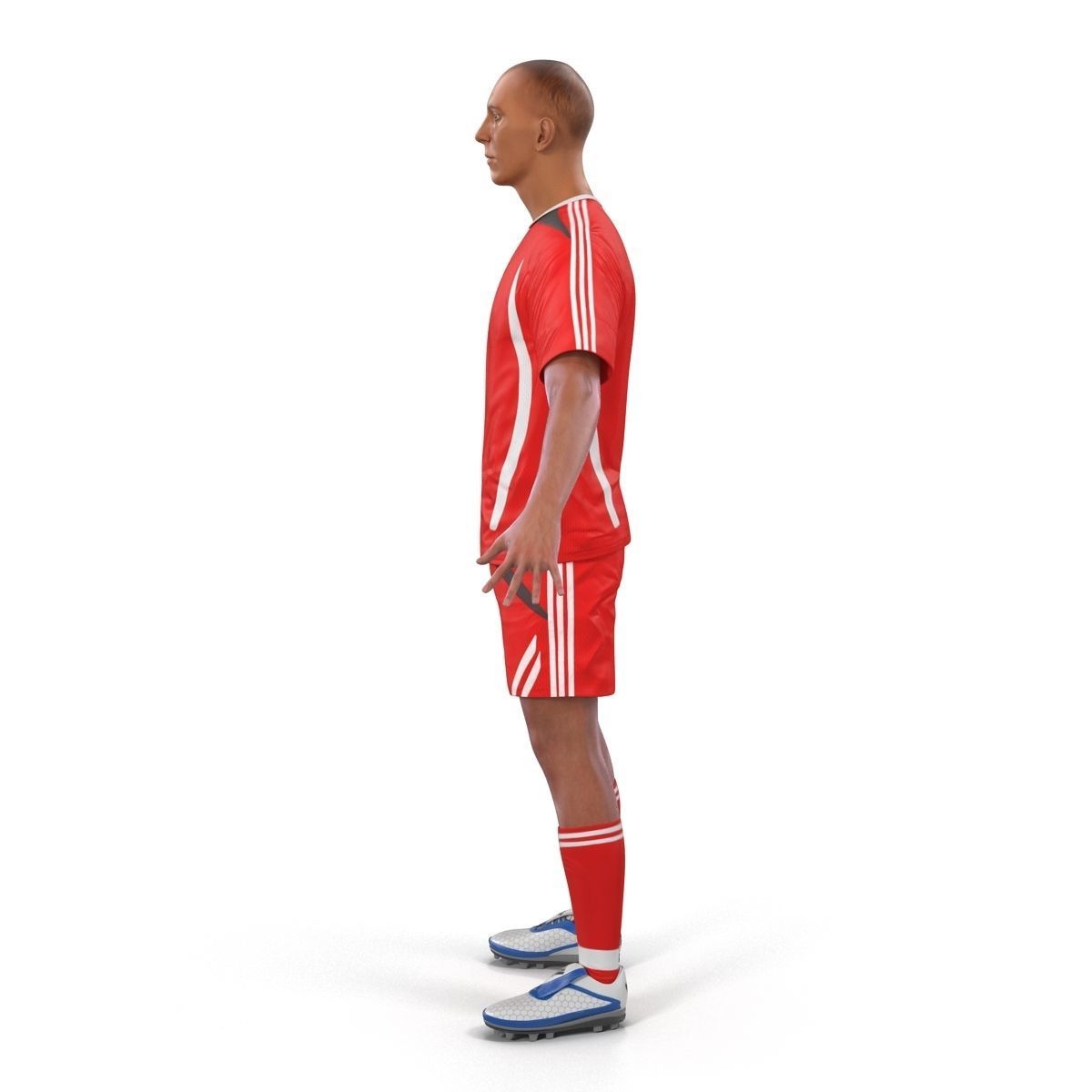 Soccer Player Generic  3D model_8