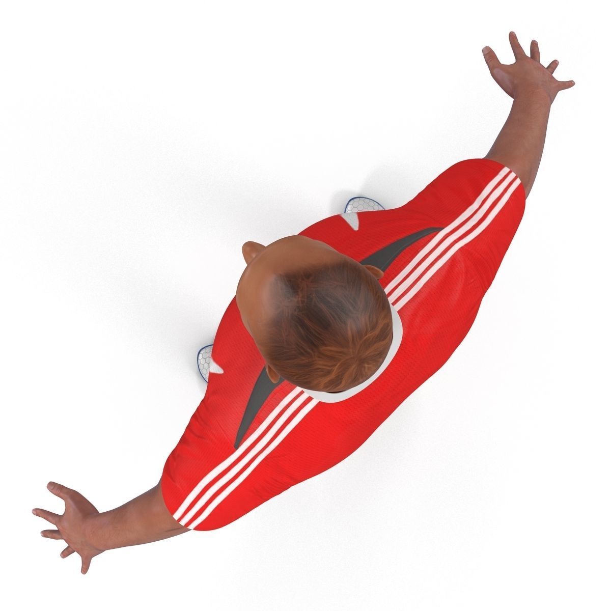 Soccer Player Generic  3D model_10