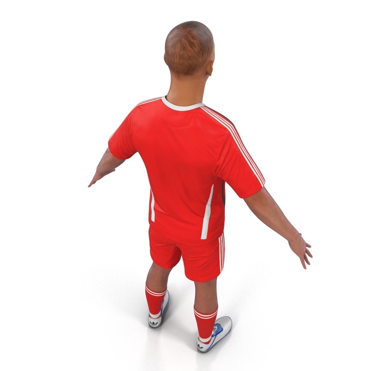 Soccer Player Generic  3D model_14