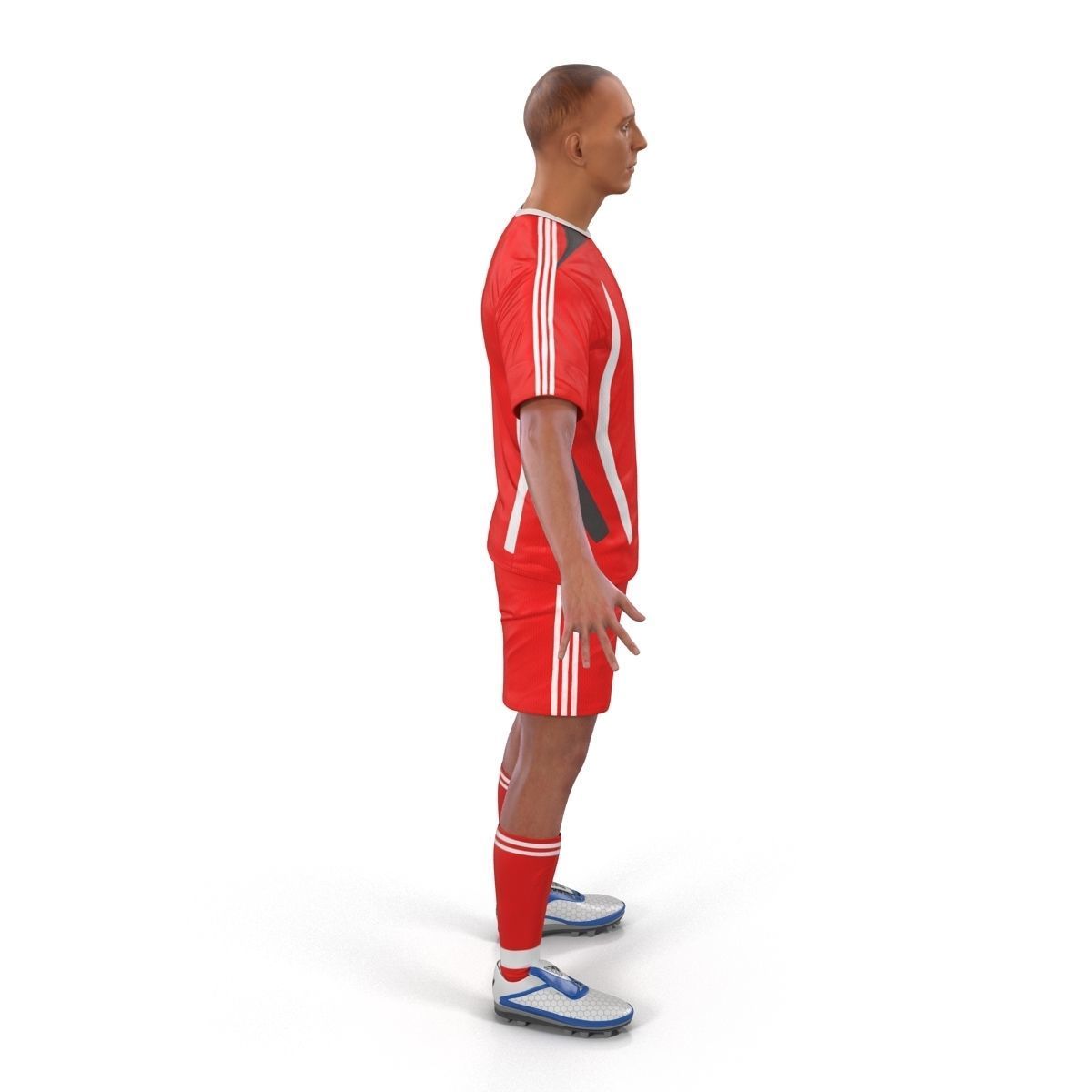 Soccer Player Generic  3D model_4