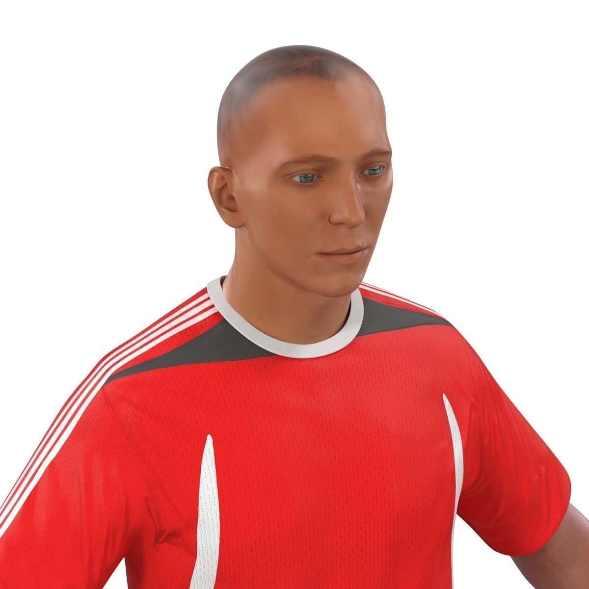 Soccer Player Generic  3D model_26
