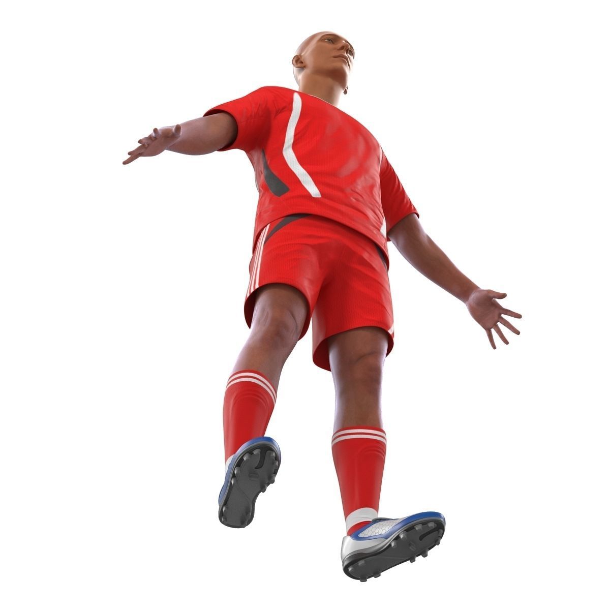 Soccer Player Generic  3D model_11