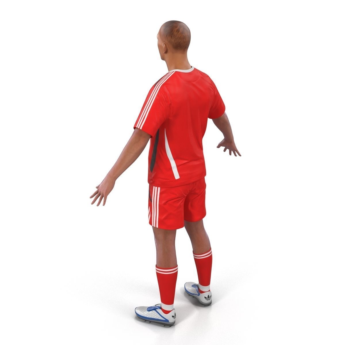 Soccer Player Generic  3D model_7