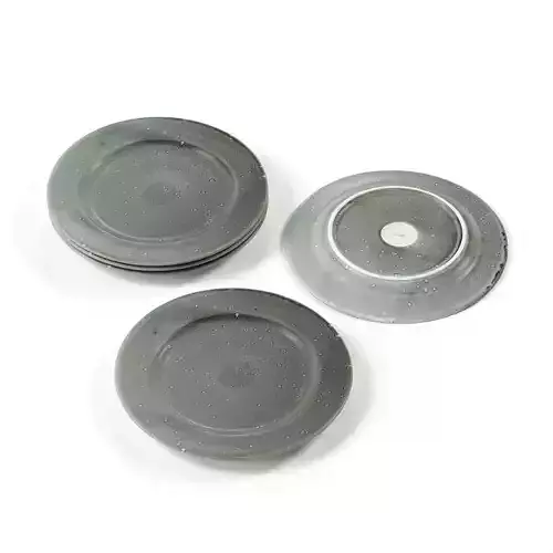 POLYPASTA - Bitz dessert plate grey