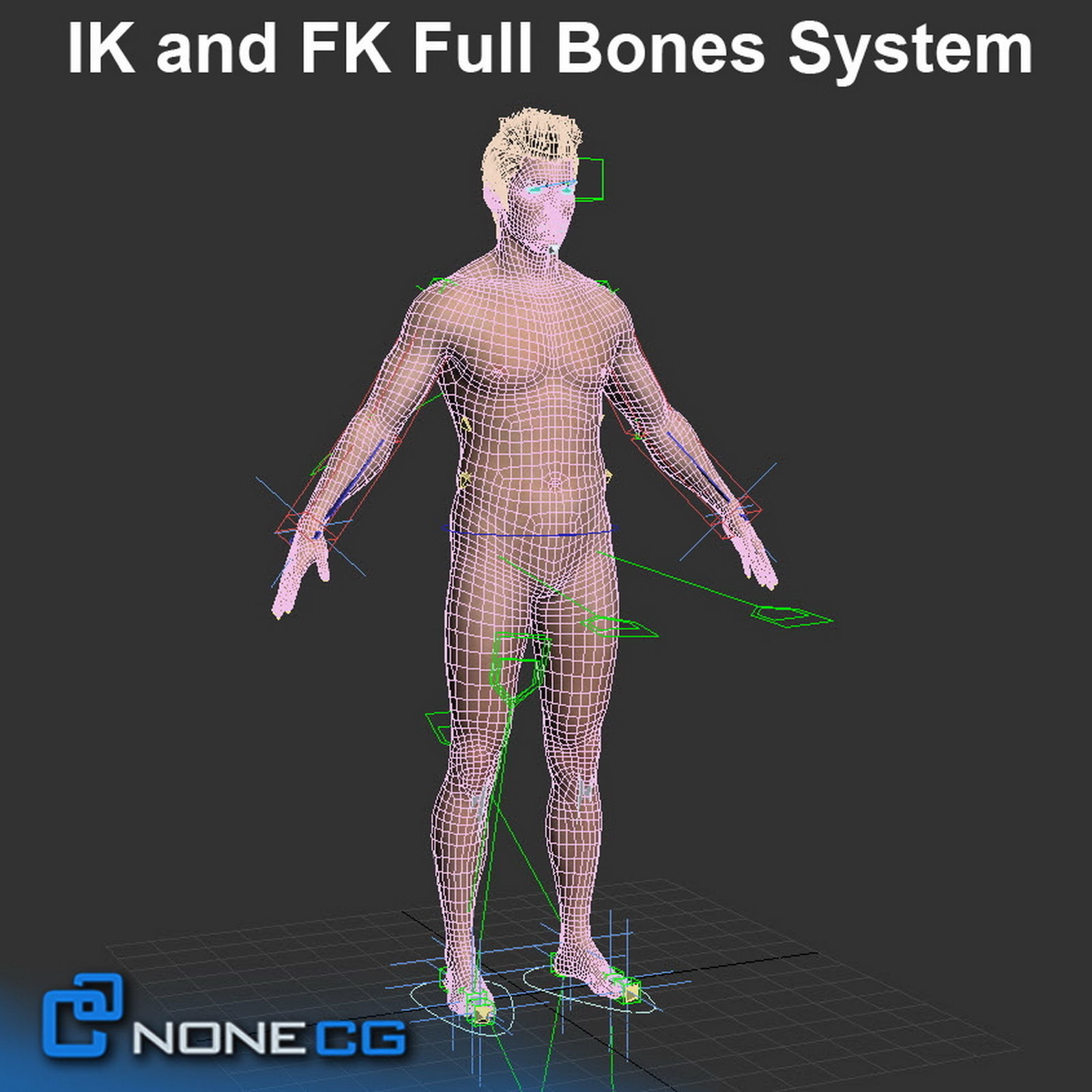 Adult Male Tom Rigged 3D model_21