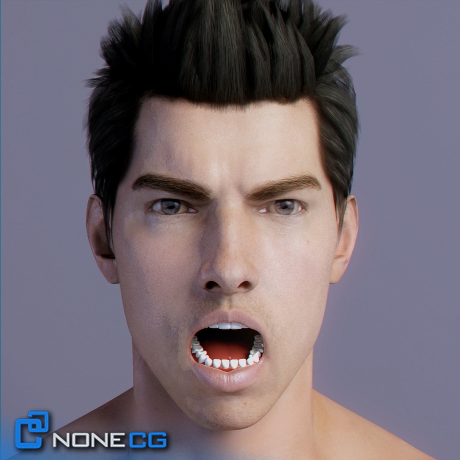 Adult Male Tom Rigged 3D model_4