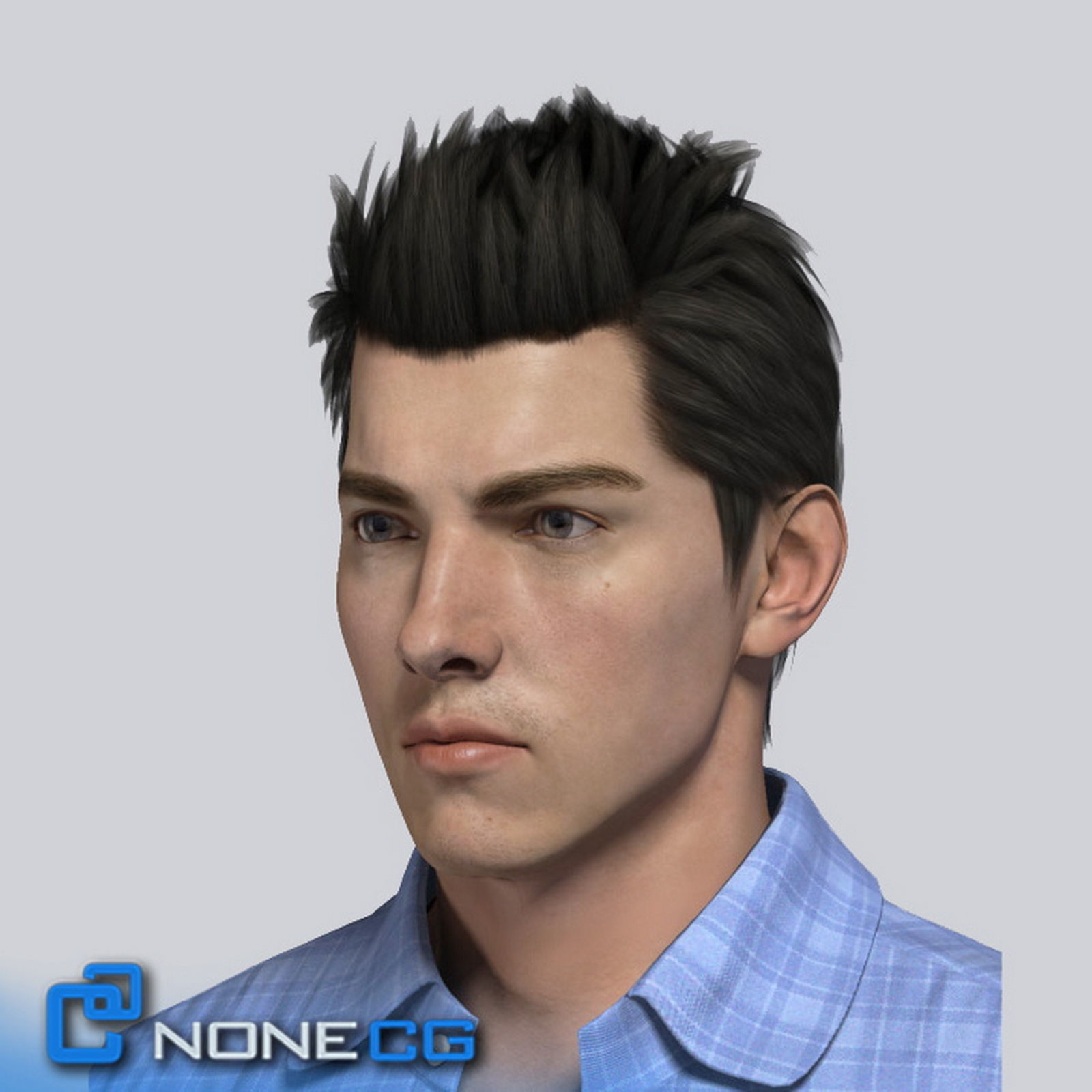 Adult Male Tom Rigged 3D model_9