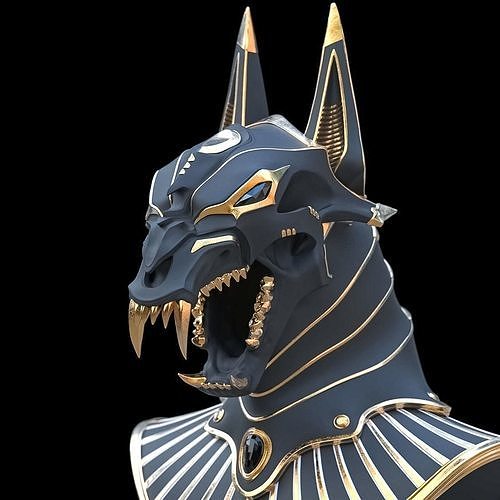 Anubis Helmet 3D print model