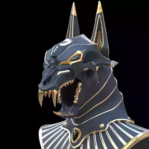 Anubis Helmet 3D print model