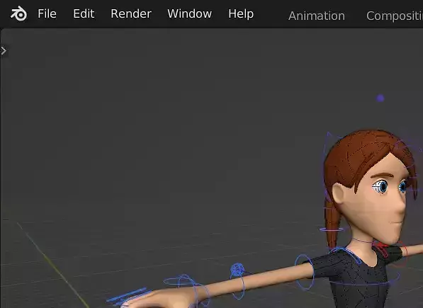 ENVIRONMENT character is being animated Free 3D model