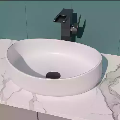 Sink2 bathroom sink with marble counter top