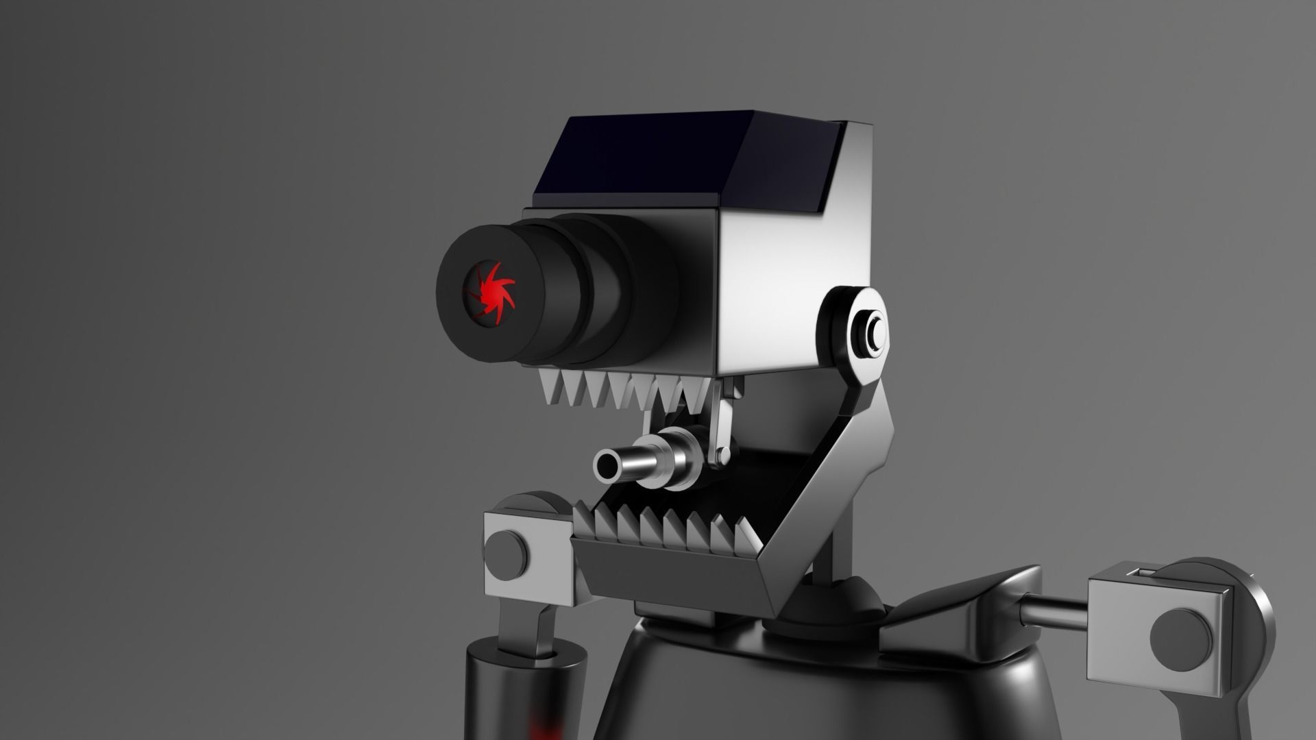 SecurityBot humanoid robot Free 3D model_2