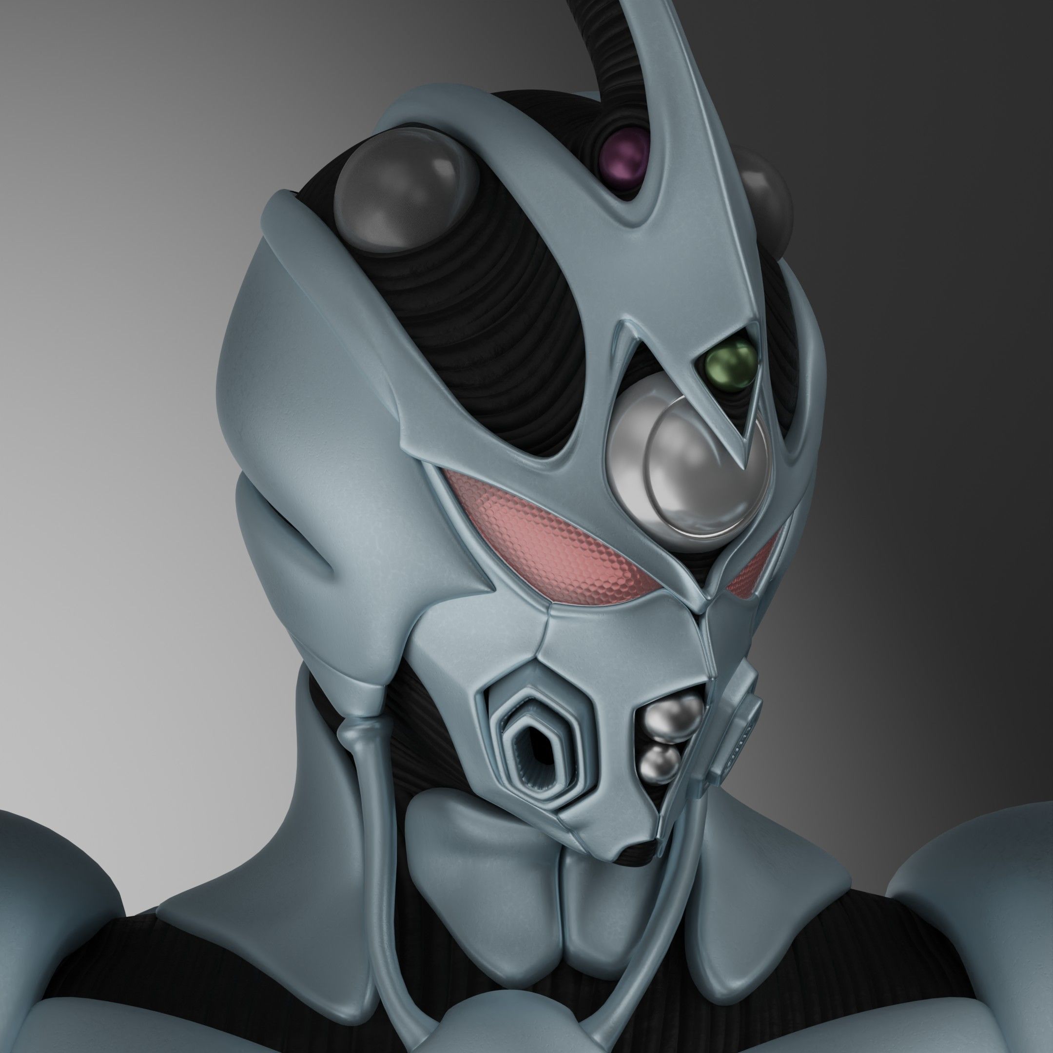 Guyver 3D model_2