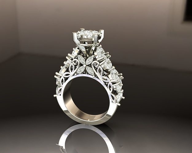 Bridal Ring  3D print model