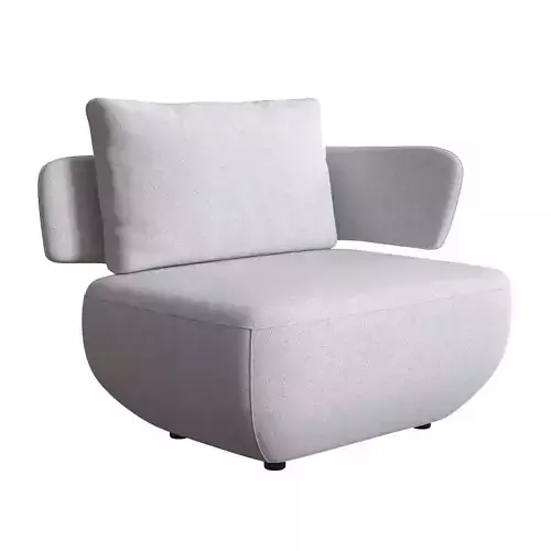 Armchair Viccarbe Levitt 3D model