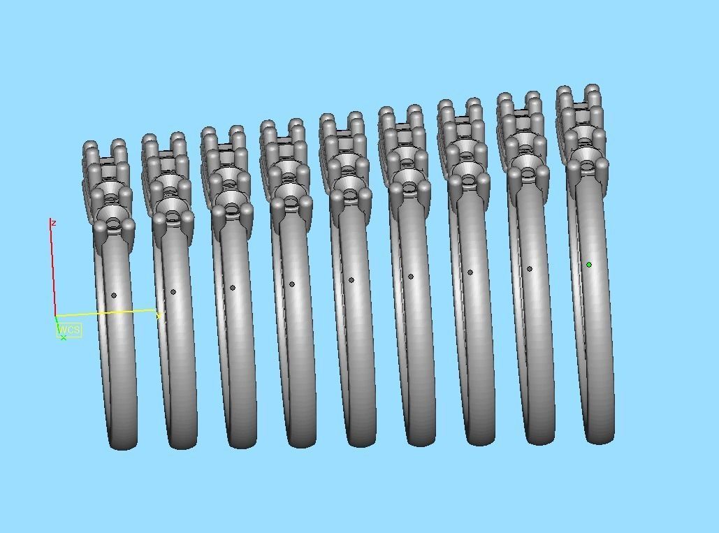 7 Stone Eternity Ring Diamond Band 3dmodel  3D print model_9