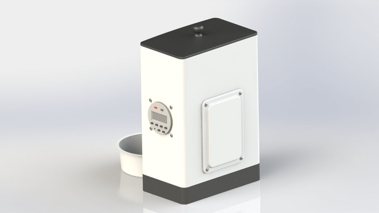 PET FEEDER 3D PRINT - ELECTRICAL ITEMS REQUIRED 3D print model_1