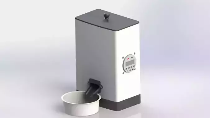 PET FEEDER 3D PRINT - ELECTRICAL ITEMS REQUIRED 3D print model
