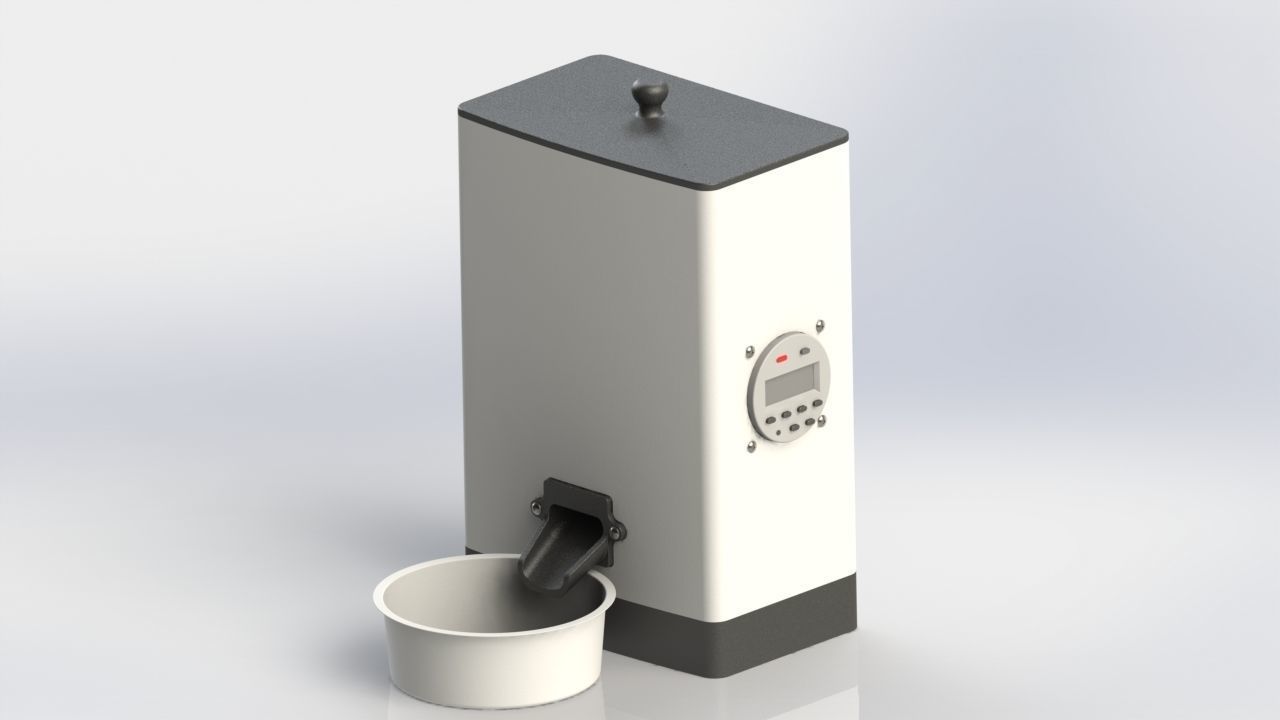 PET FEEDER 3D PRINT - ELECTRICAL ITEMS REQUIRED 3D print model_3