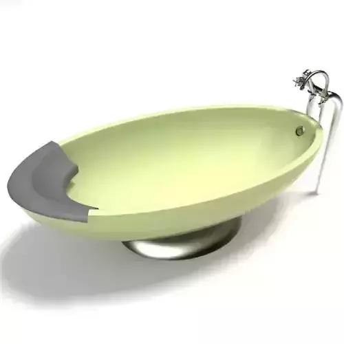 Oval Bowl Shaped Bath Tub