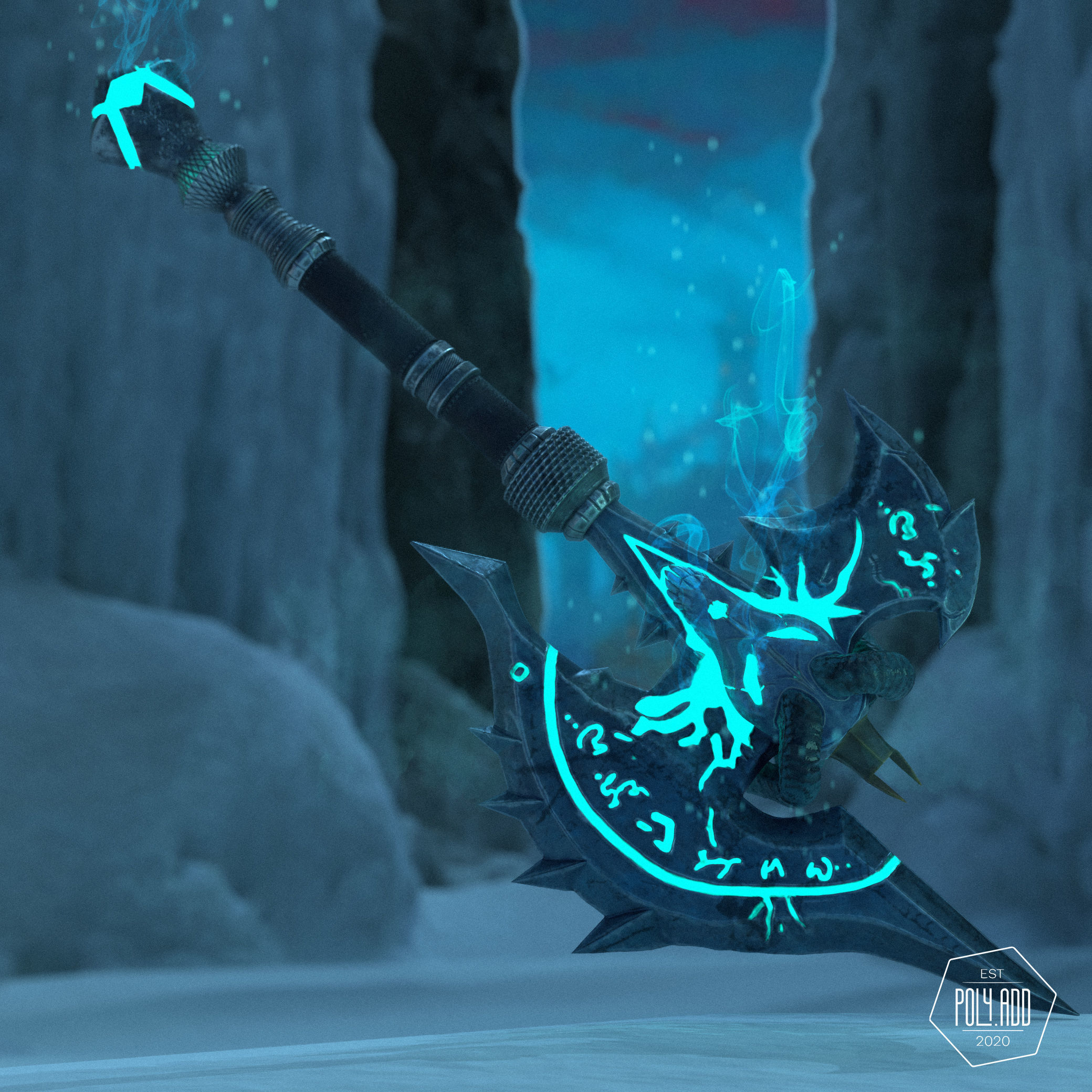 Shadowmourne axe for 3d Printing 3D print model_2