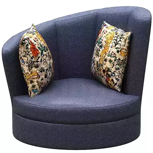 Armchair swivel chair fabric