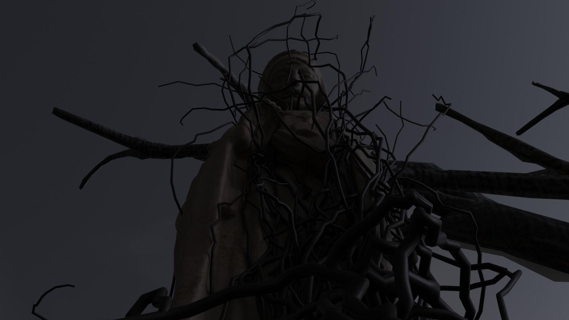 Haunted Fountain 3D model_4