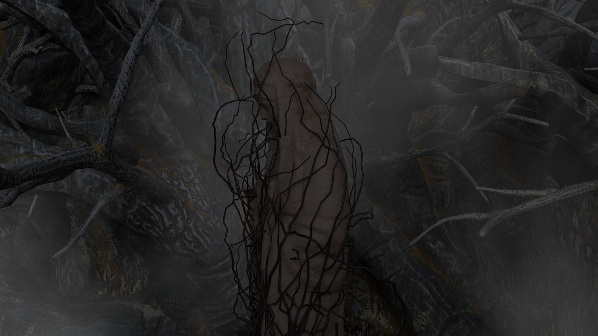 Haunted Fountain 3D model_1