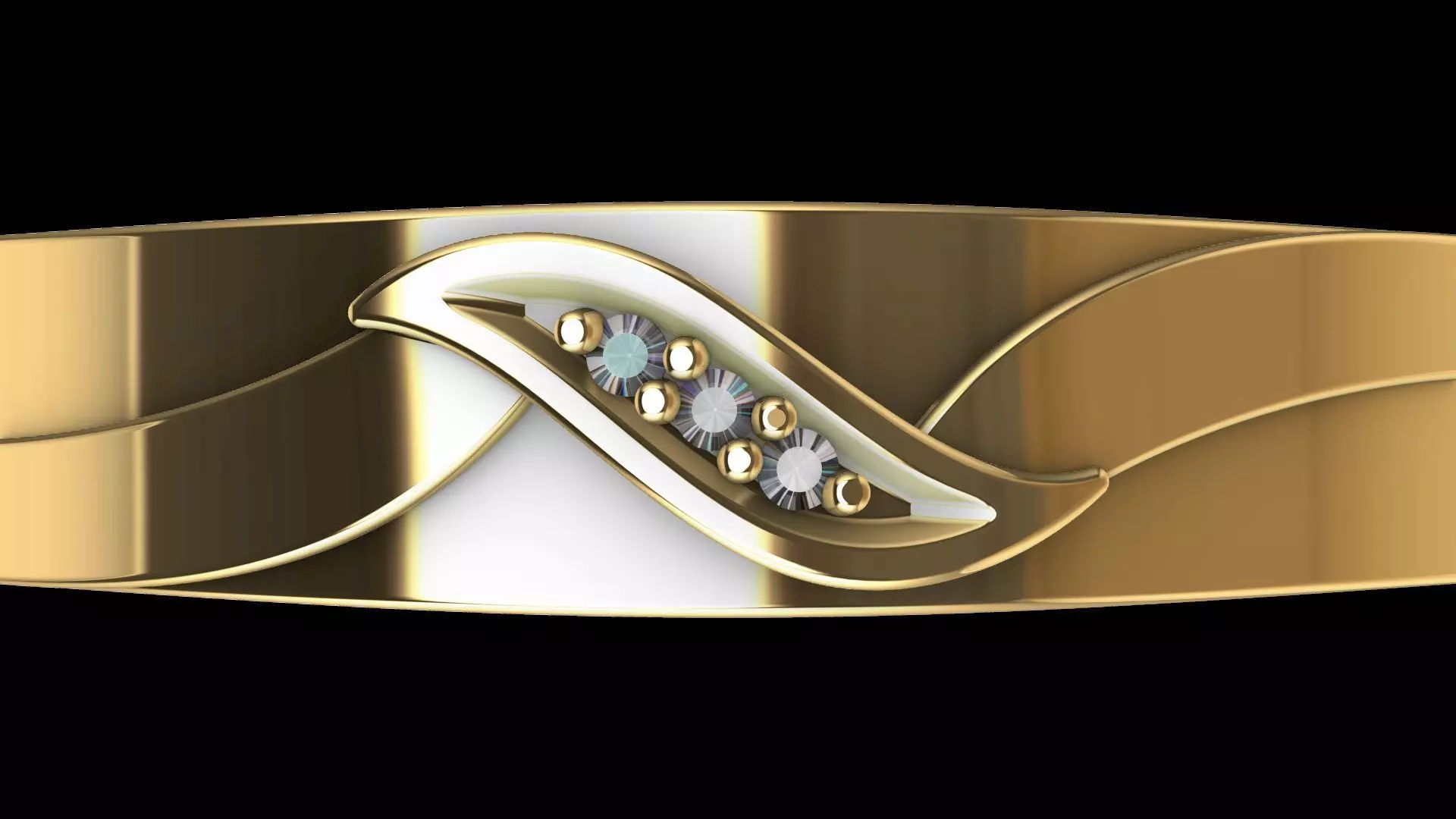 Unisex Ring  3D print model_0