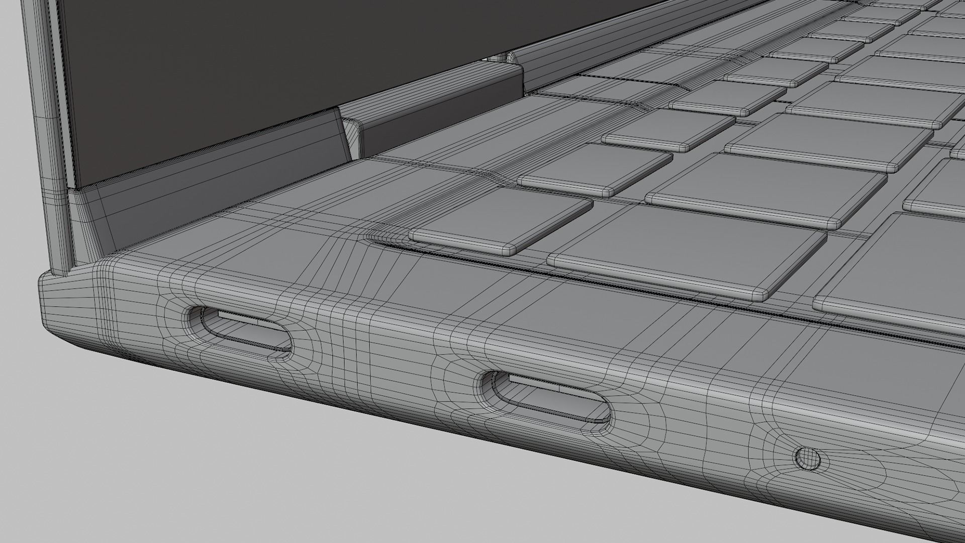 Galaxy Book 2 Pro 360 Graphite 3D model_15