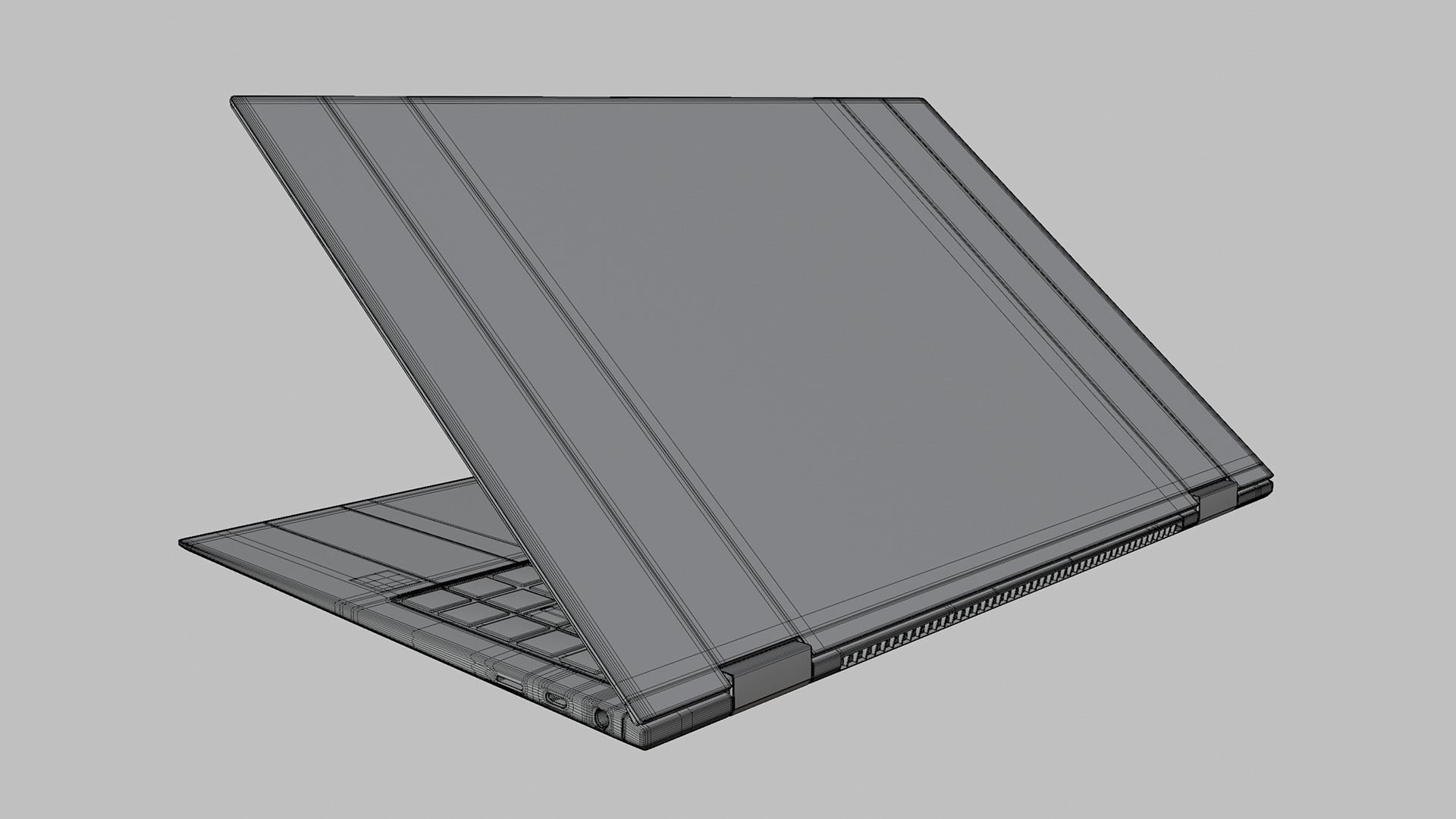 Galaxy Book 2 Pro 360 Graphite 3D model_13
