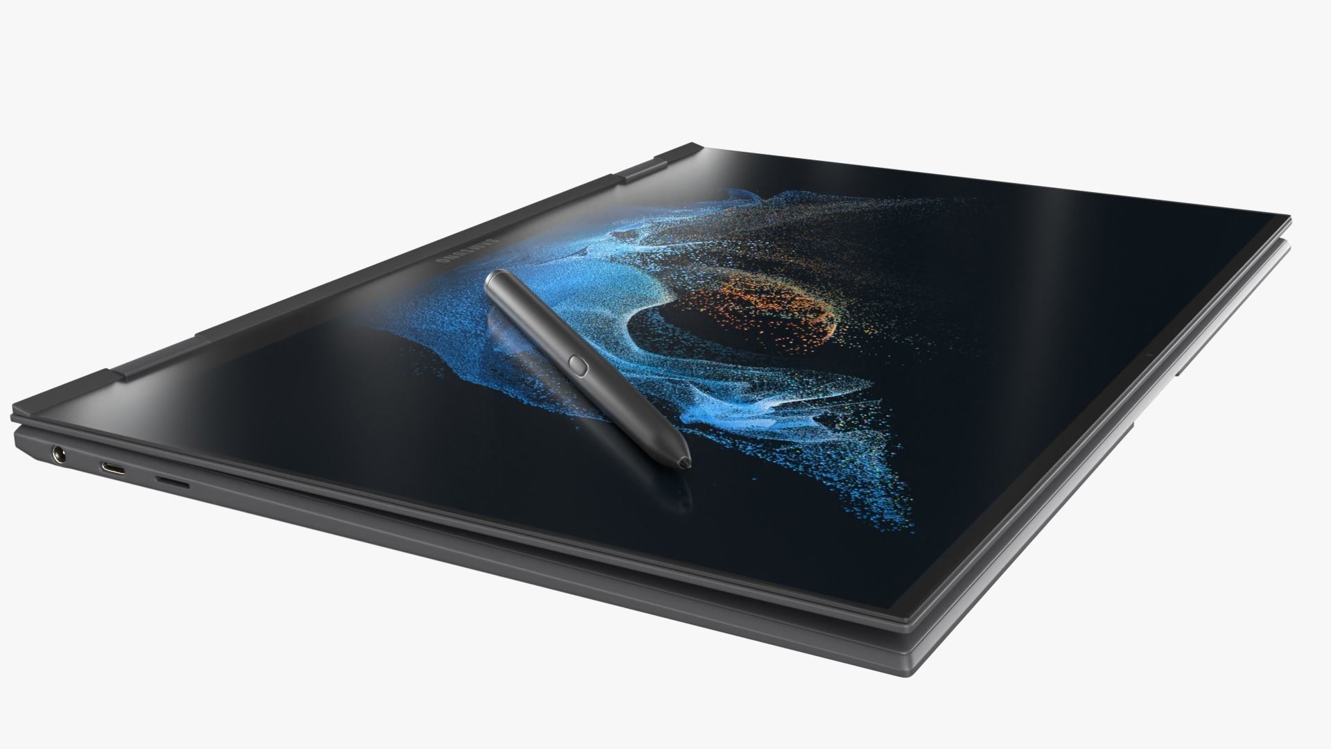Galaxy Book 2 Pro 360 Graphite 3D model_4