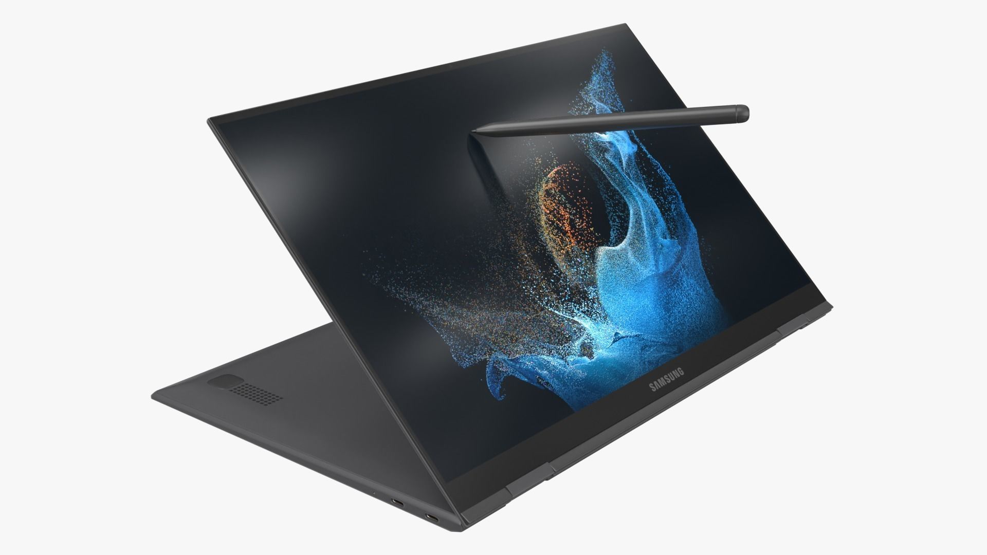 Galaxy Book 2 Pro 360 Graphite 3D model_2