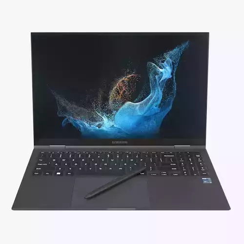Galaxy Book 2 Pro 360 Graphite 3D model