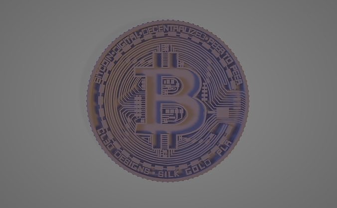 Bitcoin 3D Model Free 3D print model
