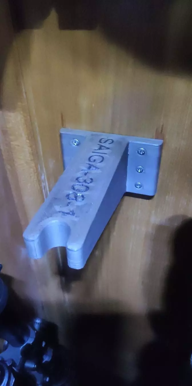 AK or Saiga rifle stand 3D print model_0