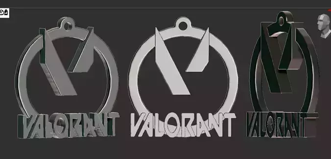 collar valorant 3D print model
