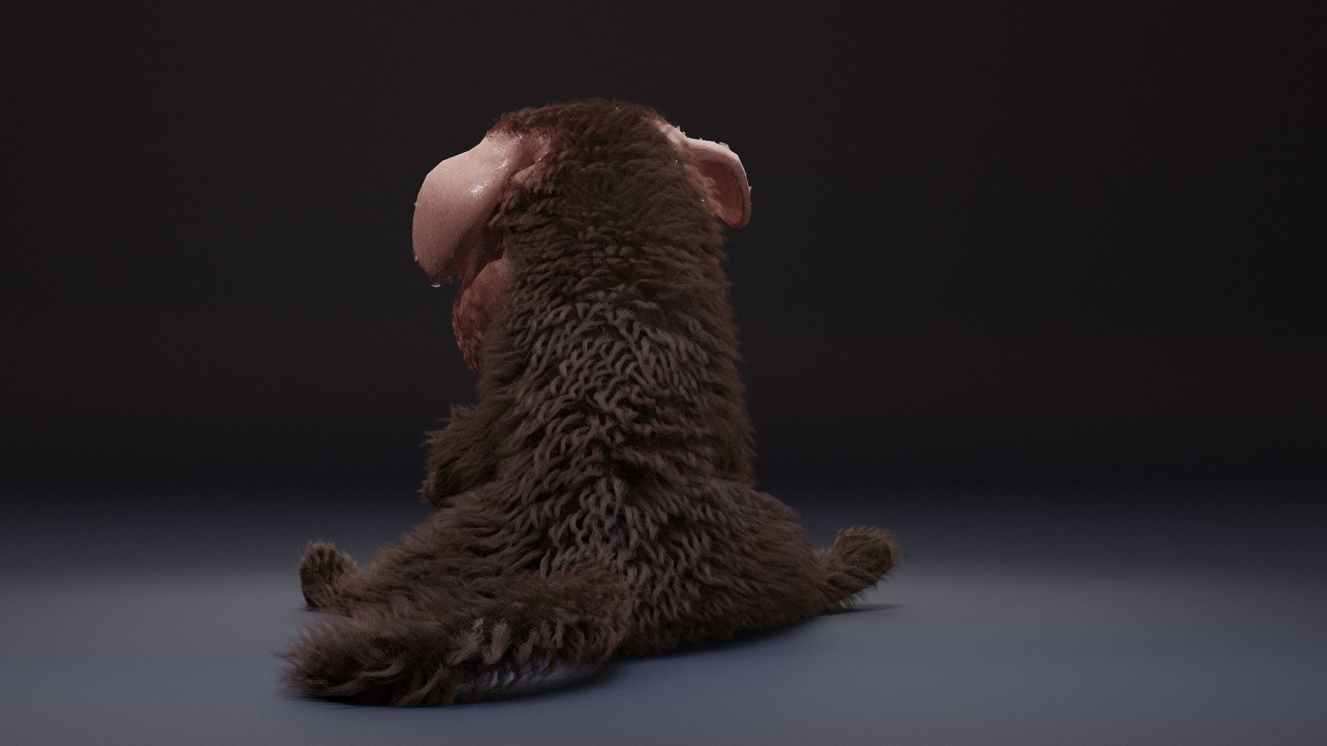 piggy dog 3D model_11